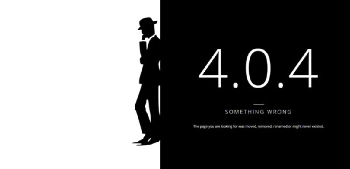 404 Error Page