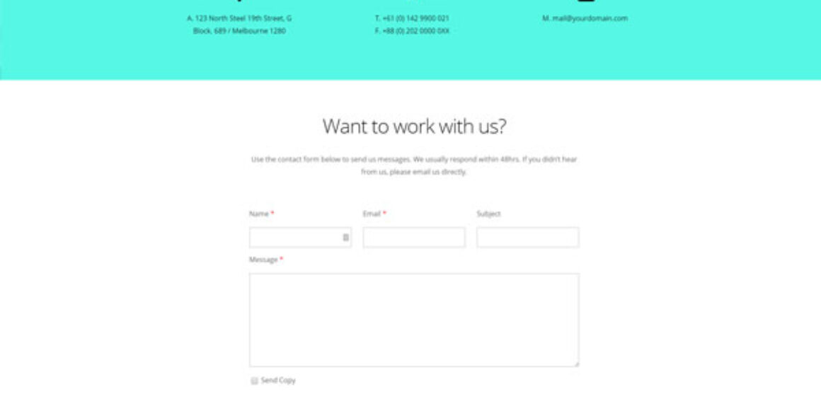 Agency – Contact