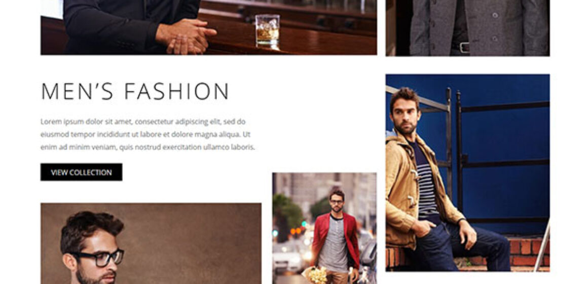 Shop Landing – Men Fashion