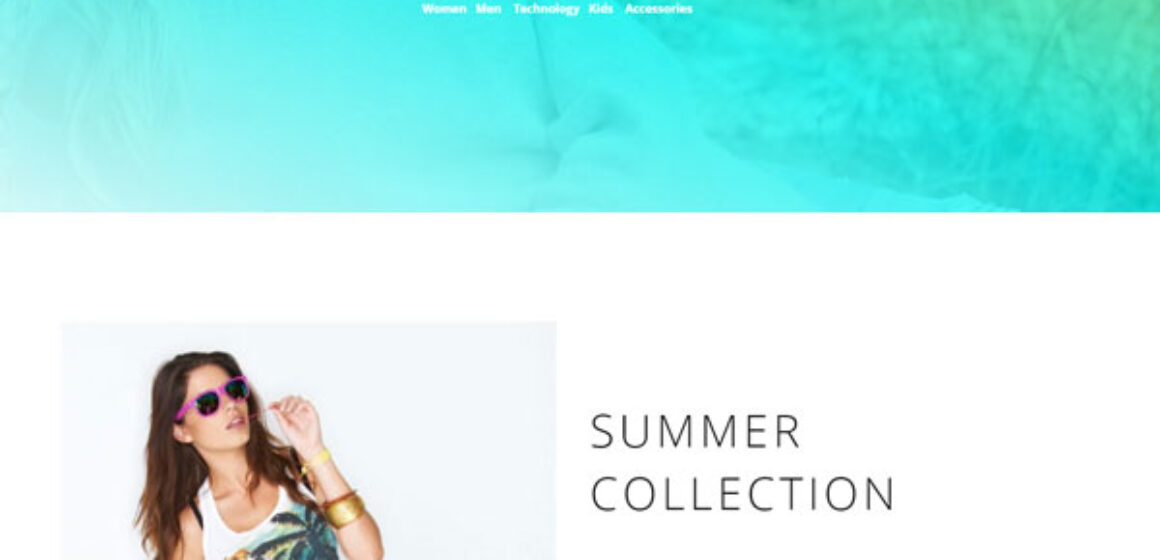 Shop Landing – Sales