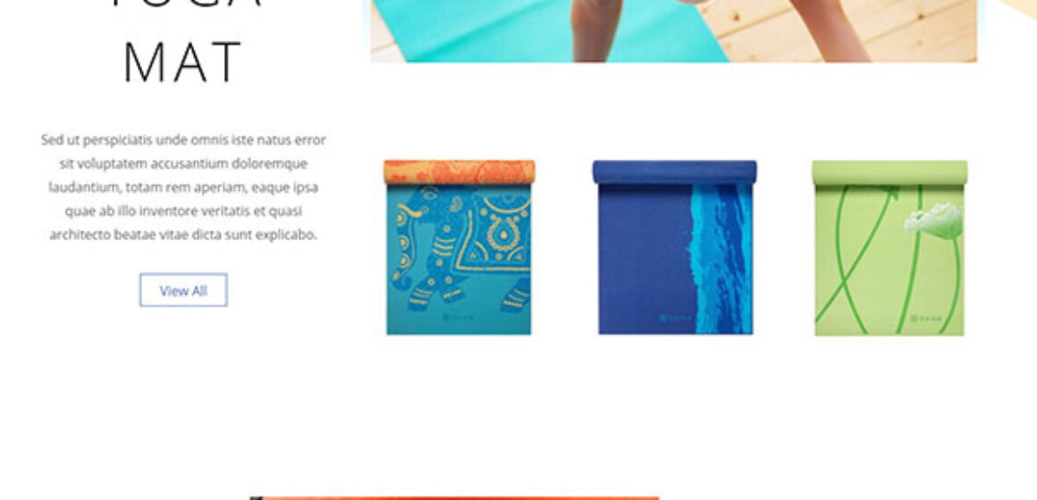 Shop Landing – Yoga