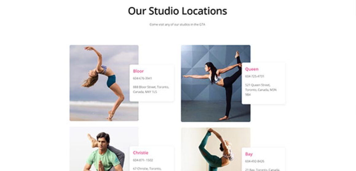 Yoga – Locations