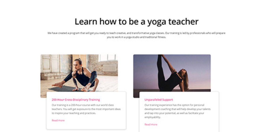 Yoga – Teacher