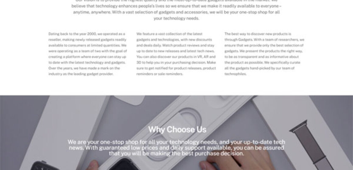 Gadgets – About